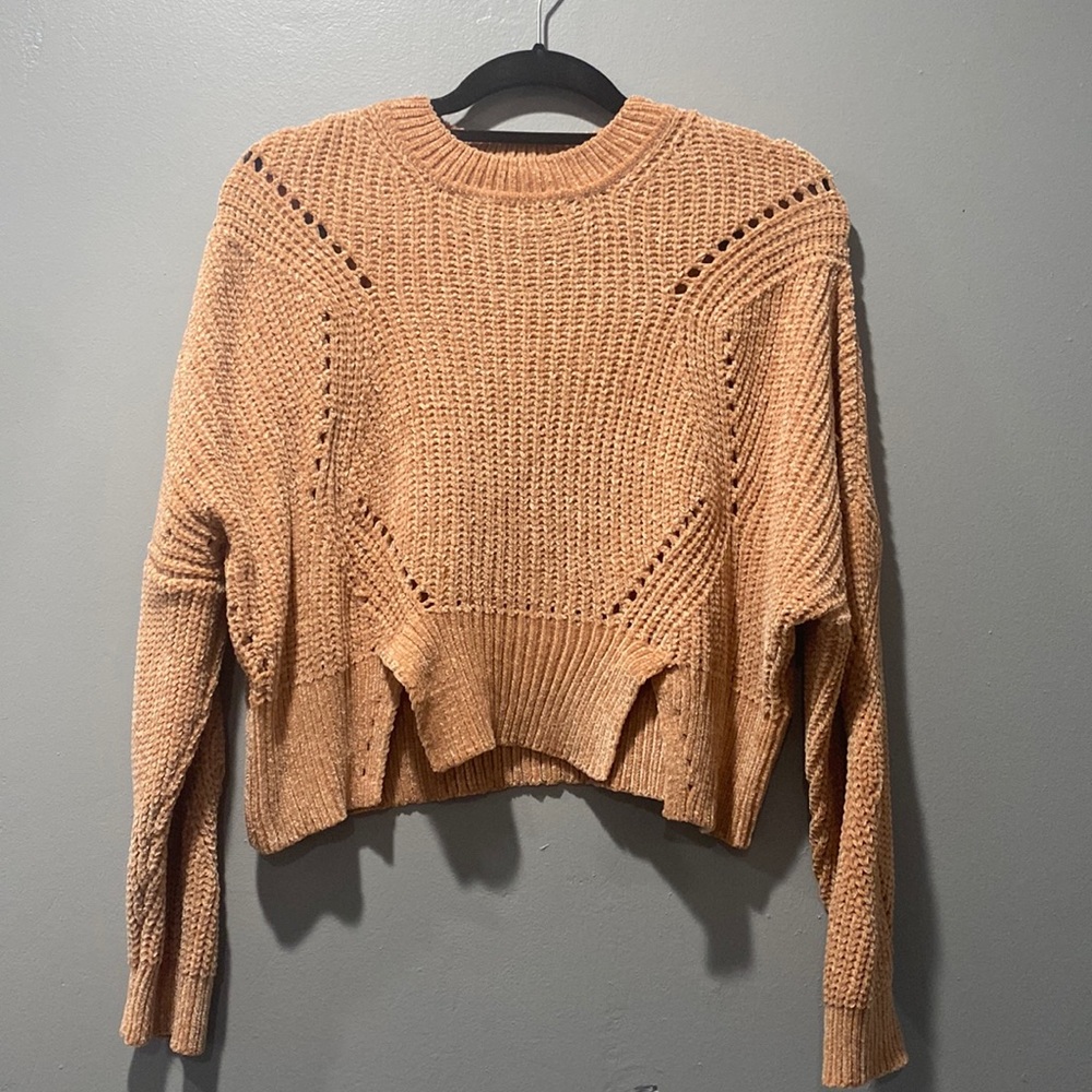 Tan Crop Sweater/Top